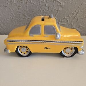 Yellow Taxi Coin Bank